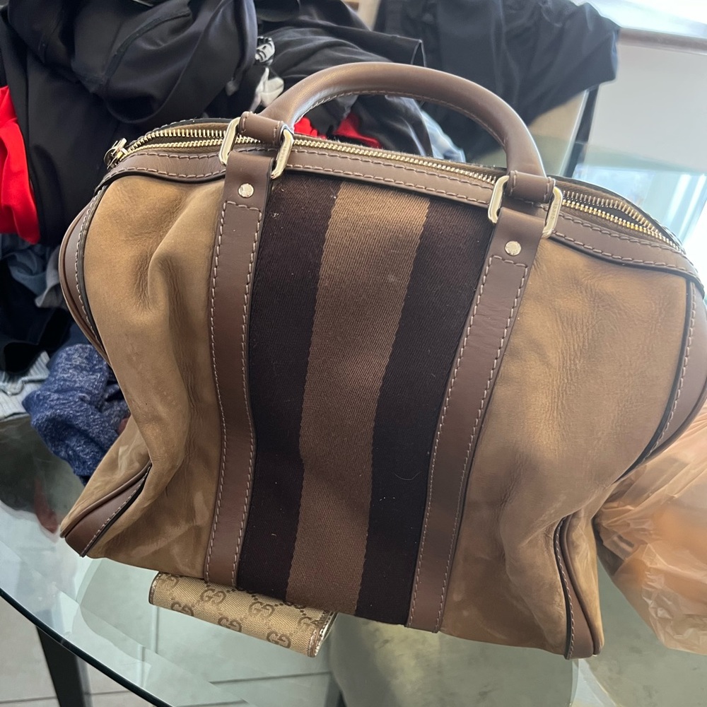 Beautiful suede Gucci bag